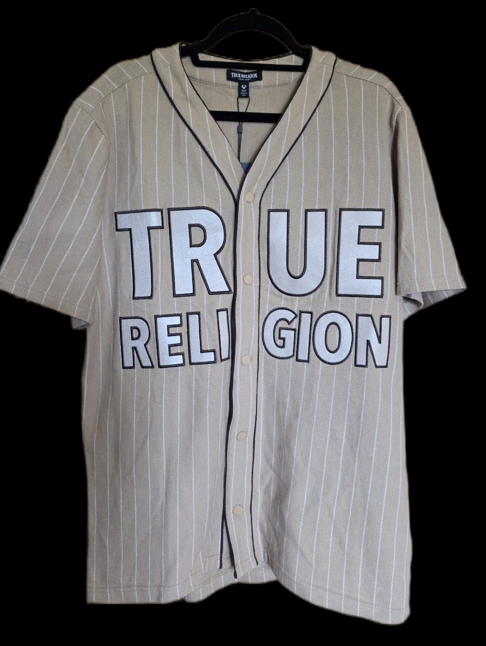 💛 57. True Religion Men's Baseball Jersey